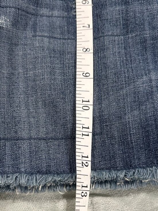 a.n.a Distressed Blue Mini Skirt med wash size 10 - Picture 11 of 13